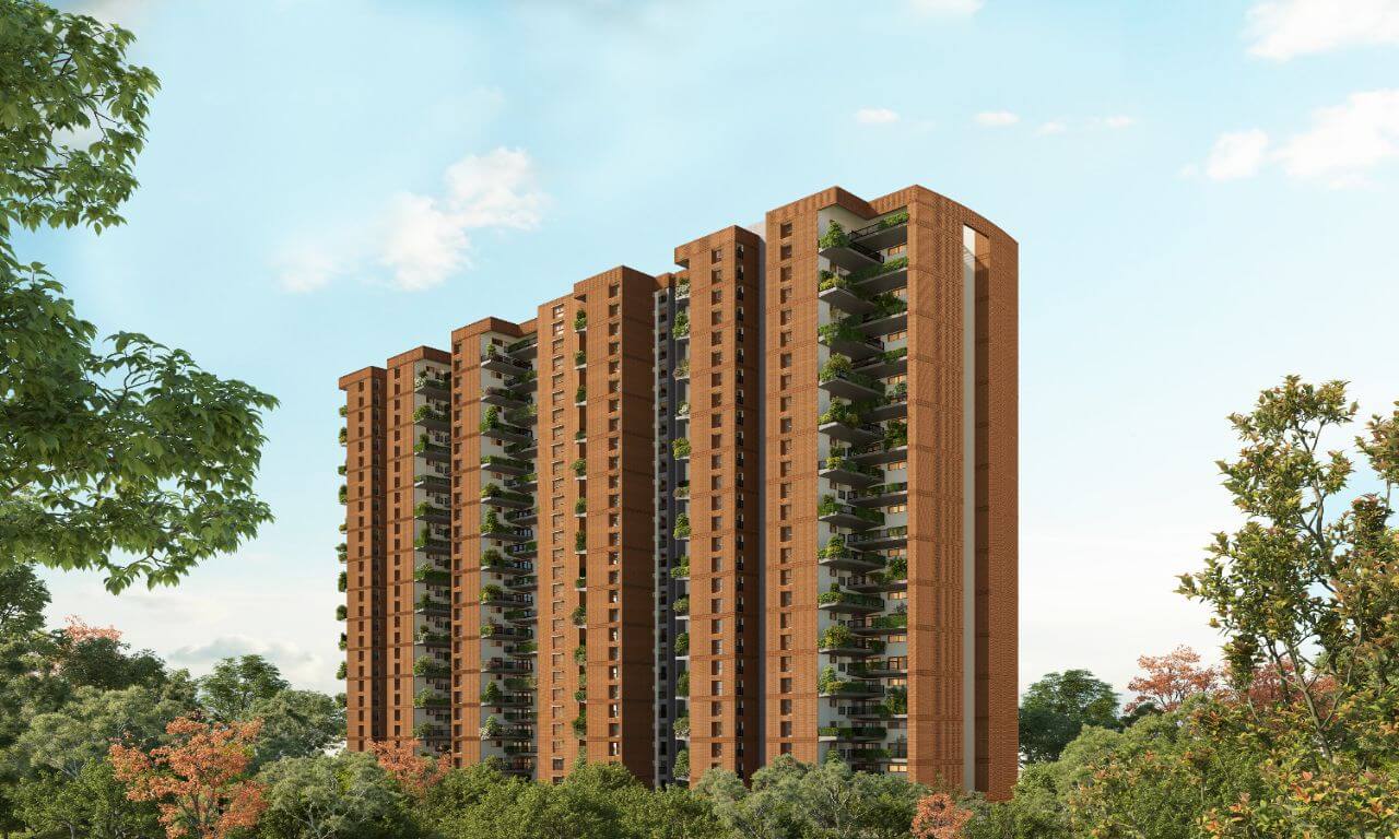 In That Quiet Earth apartment exterior, Hennur Road